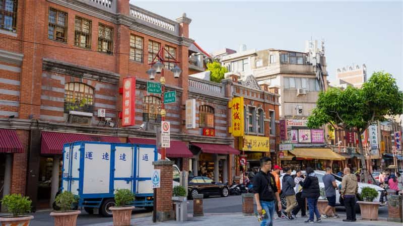 Taipei : temple Longshan, rue Dihua et Taipei 101
