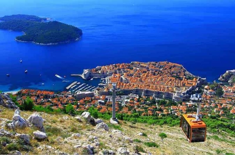 Visite touristique privée de Dubrovnik et montée en téléphérique