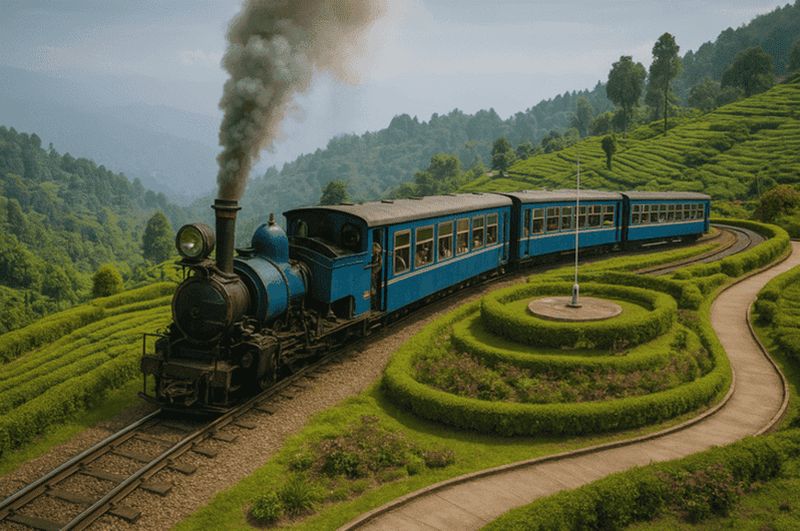 Billet Kolkata : circuit de 2 jours à Darjeeling avec thé, train et Himalaya