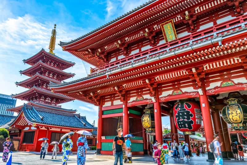 Tokyo : visite à pied d'Asakusa, de la rivière Sumida au temple Senso-ji