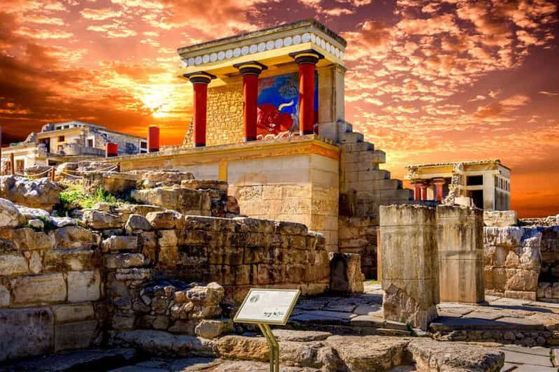 La Canée/Réthymnon : Palais de Knossos et visite citadine d'Héraklion
