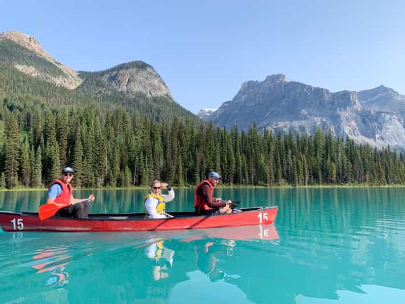 Banff : balade en canoë, lac Moraine et lac Louise