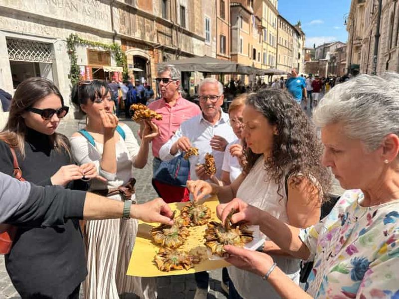 Visite culinaire de Rome : Campo de' Fiori et quartier du ghetto