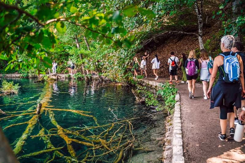 Depuis Split : Visite guidée du parc national des lacs de Plitvice