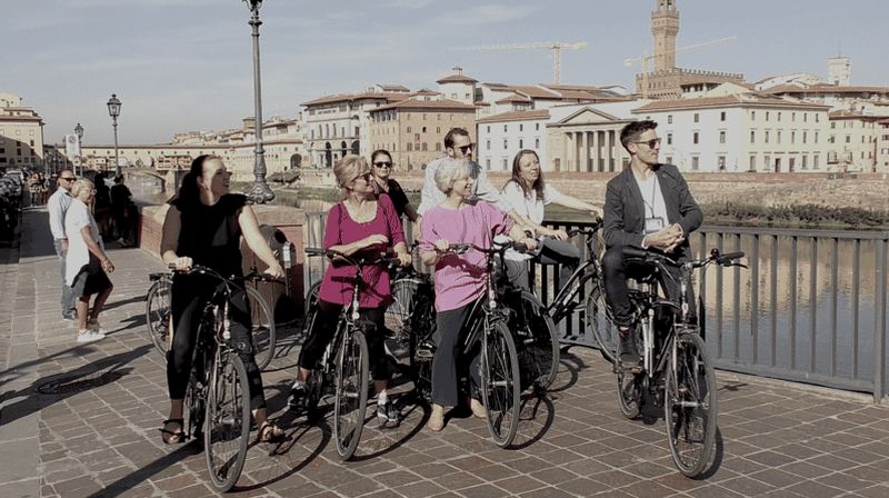 Florence : Visite guidée à vélo avec Piazzale Michelangelo