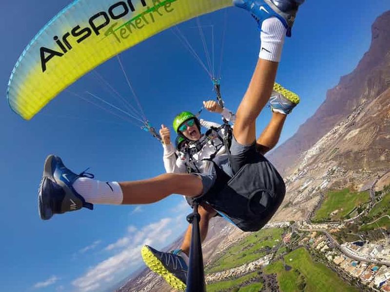 Tenerife : Vol en Parapente Tandem avec Prise en Charge