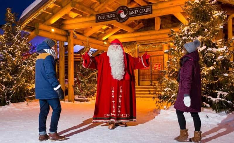 Rovaniemi : Visite du village du Père Noël avec prise en charge à l'hôtel
