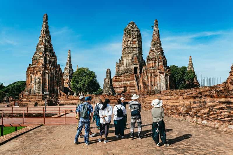 Depuis Bangkok : visite guidée des temples d'Ayutthaya avec déjeuner