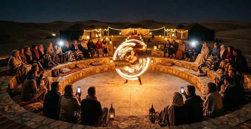 Billet Marrakech : tout compris : quad dans le désert d’Agafay, dromadaire, dîner et spectacle de feu