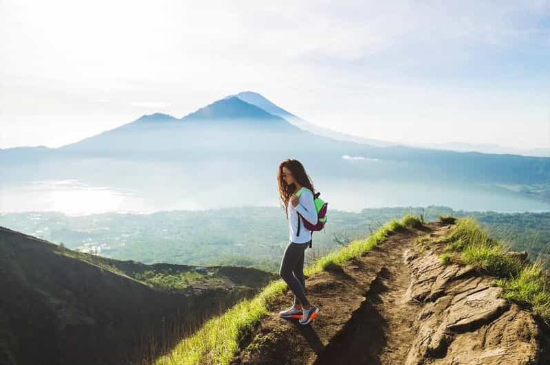 Randonnée au lever du soleil au Mont Batur et visite des sources chaudes