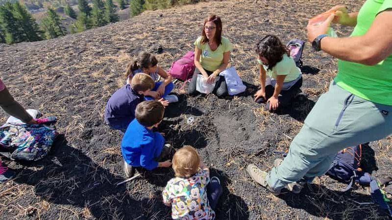 Visite familiale de l'Etna : excursion semi-privée sur le mont Etna pour les familles