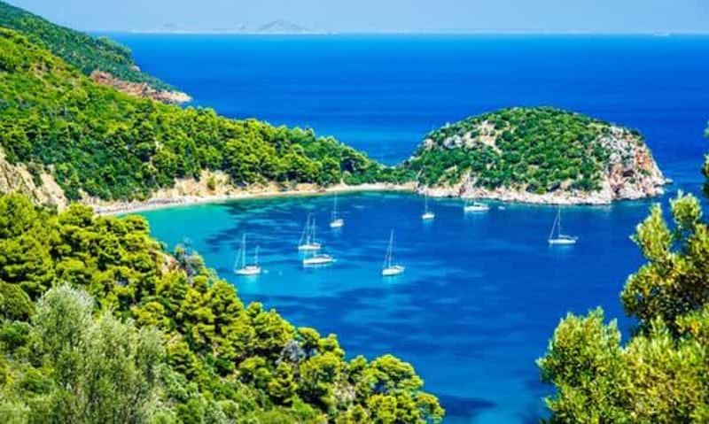 Billet Skopelos : L'excursion sur l'île de Mamma Mia