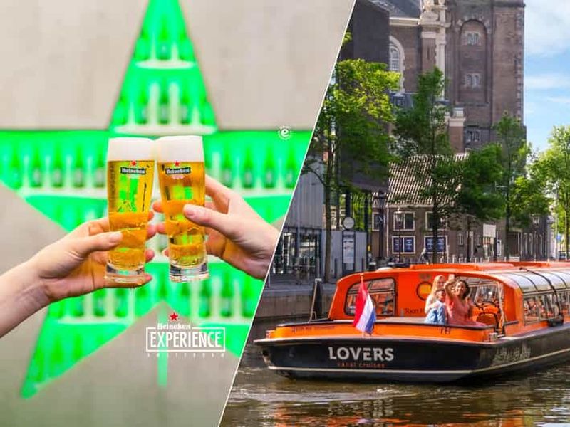 Amsterdam : Croisière sur les canaux de la ville et expérience Heineken