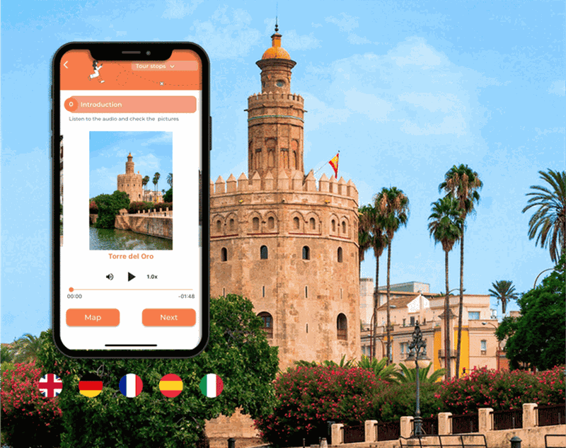 Centre historique de Séville : visite autoguidée + billet Casa Pilatos