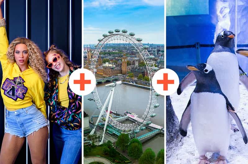 Londres : Madame Tussauds, London Eye et SEA LIFE - Billets combinés