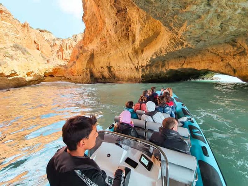 Portimão : Grotte de Benagil et tour en bateau à Praia de Marinha