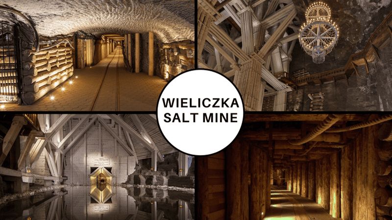 Cracovie : visite guidée de la mine de sel de Wieliczka avec transfert