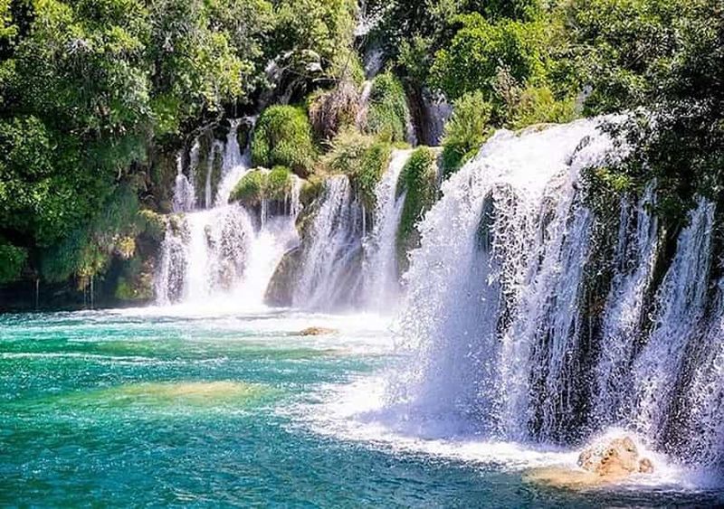 Zadar : visite du parc national de Krka et de la ville avec prise en charge