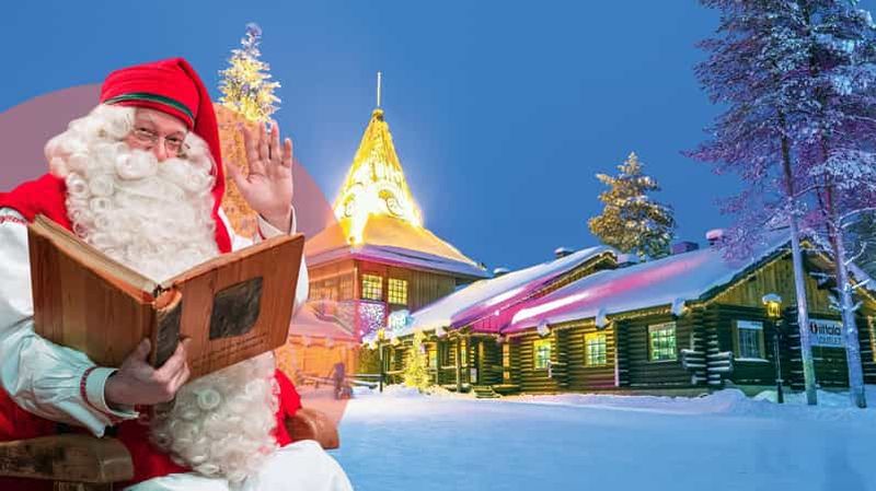 Billet Rovaniemi : Visite du village du Père Noël avec transfert à l'hôtel