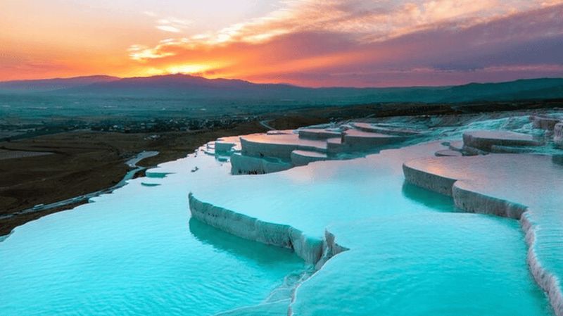 Au départ de Bodrum : visite d'une jounée de Pamukkale avec déjeuner