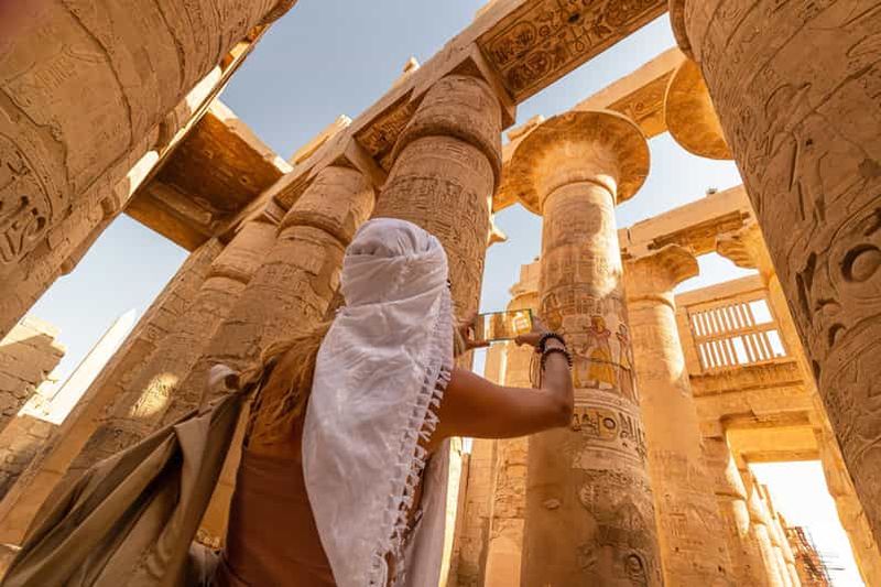 Louxor : billet d'entrée au temple de Karnak avec code QR