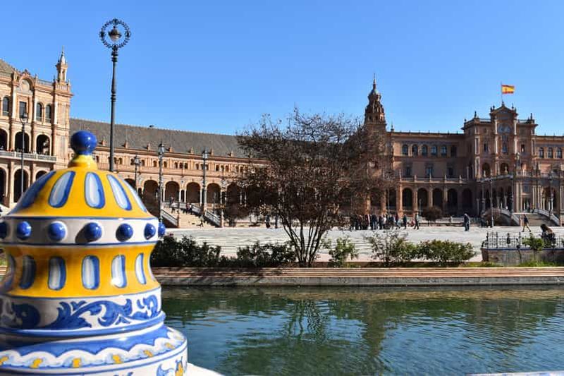 Séville : Visite privée de la Plaza de Espana + Parc de Maria Luisa