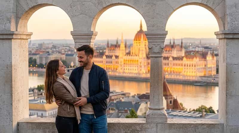 Budapest : séance photo privée au château de Buda et au bastion des pêcheurs