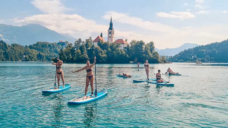 Tour du lac de Bled en Stand-Up Paddle Boarding