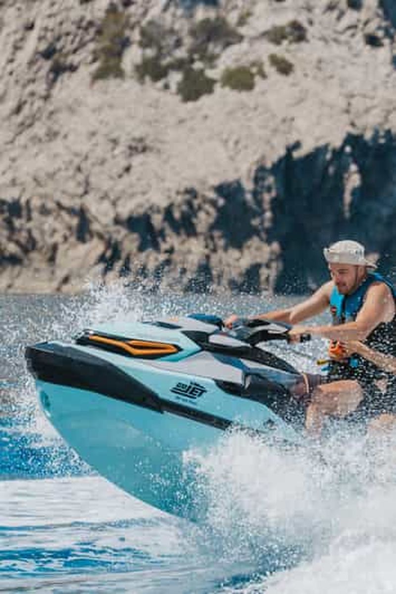 Excursion en jet ski à Puerto Pollensa avec visite de Cala Murta et de la grotte