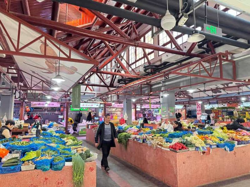 Shanghai : visite à pied d'un marché et d'un parc