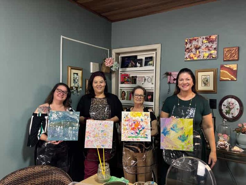 Billet Curitiba : Billet pour un événement de peinture dans l'atelier d'un artiste local