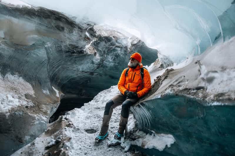 Gullfoss : Visite de la grotte de glace et du glacier en Glacier Monster Truck