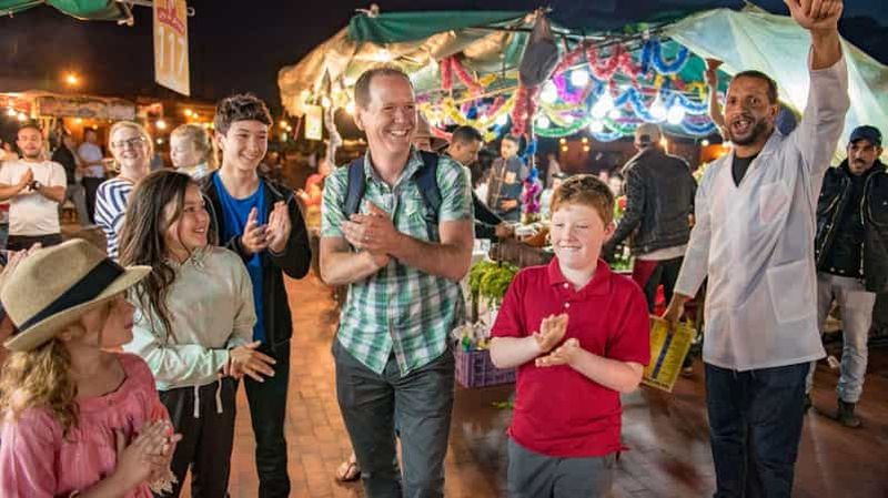 Marrakech : visite guidée spéciale street food et dîner à Jemaa el‑Fna