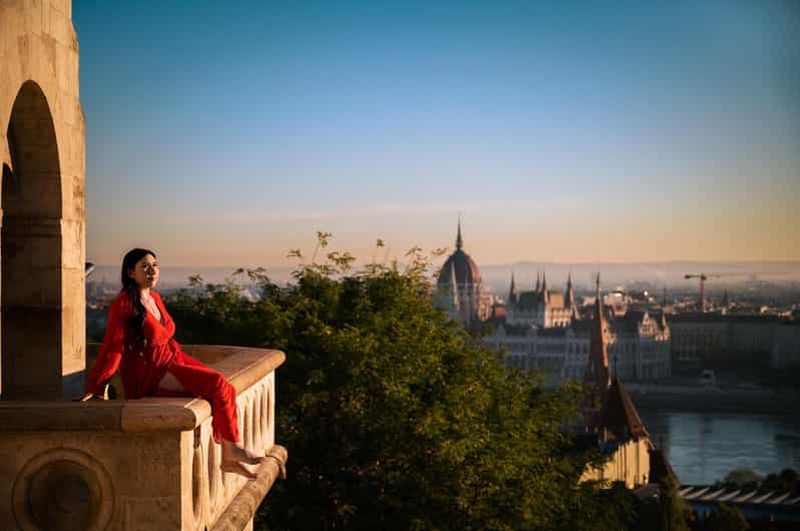 Séance photo à Budapest au Bastion des pêcheurs et au château de Buda
