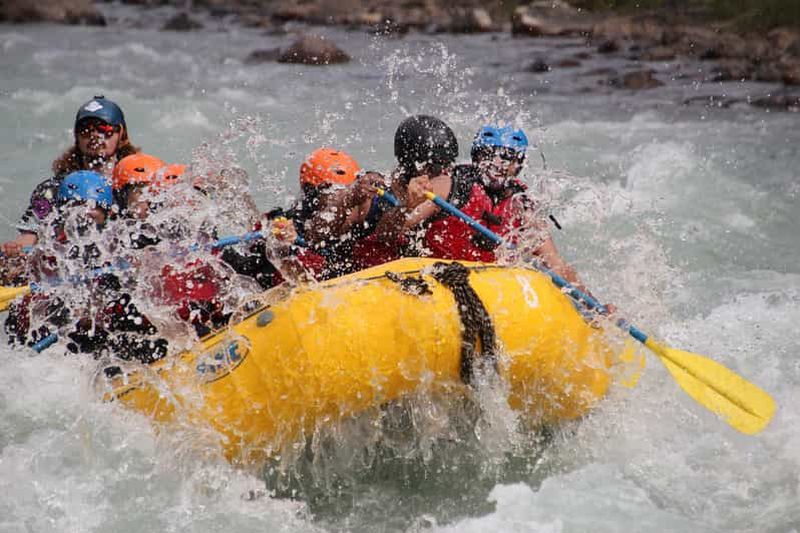 Parc national Jasper : Rafting en eaux vives sur la rivière Sunwapta