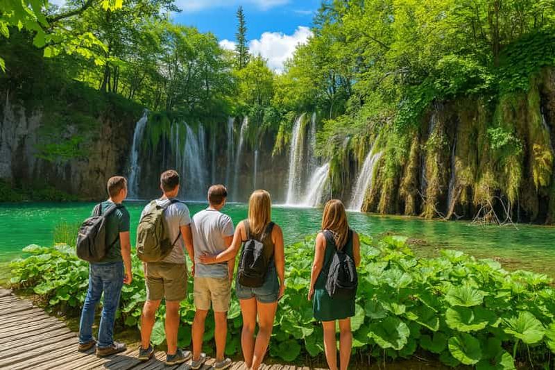 Zagreb : visite guidée des lacs de Plitvice avec billet et Rastoke