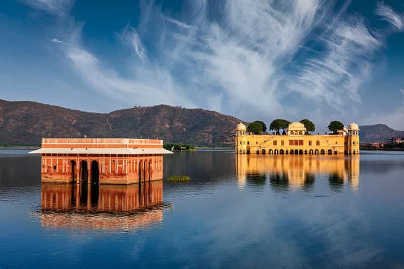 Jaipur : visite d'une demi-journée du fort d'Amer, du Jal Mahal et du Hawa Mahal