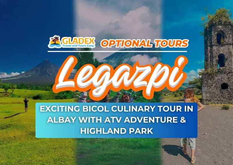 LEGAZPI : Volcan Mayon, ruines de Cagsawa et excursion en quad