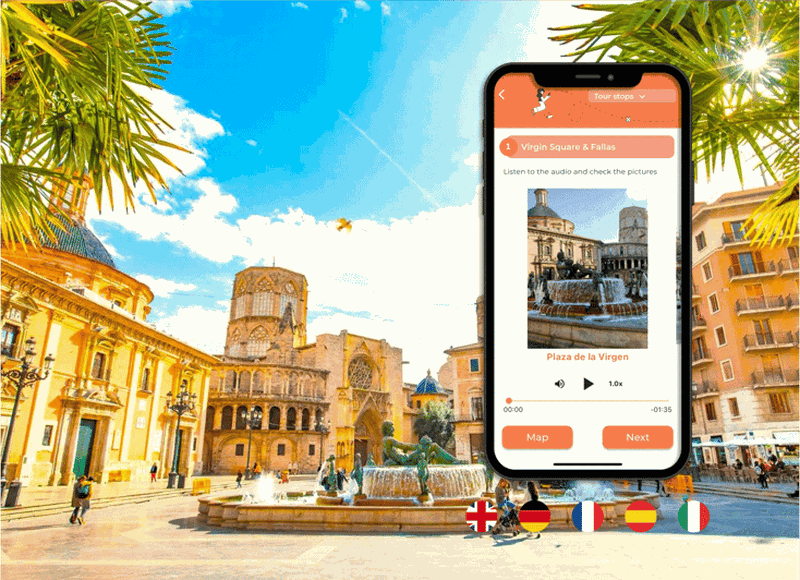 Centre historique de Valence : visite autoguidée + billet Lonja de la Seda