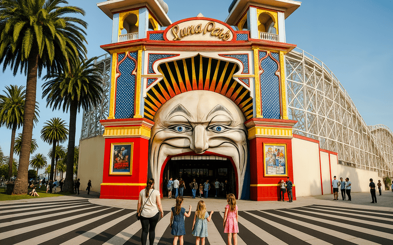 Billets pour le Luna Park de Melbourne avec attractions illimitées
