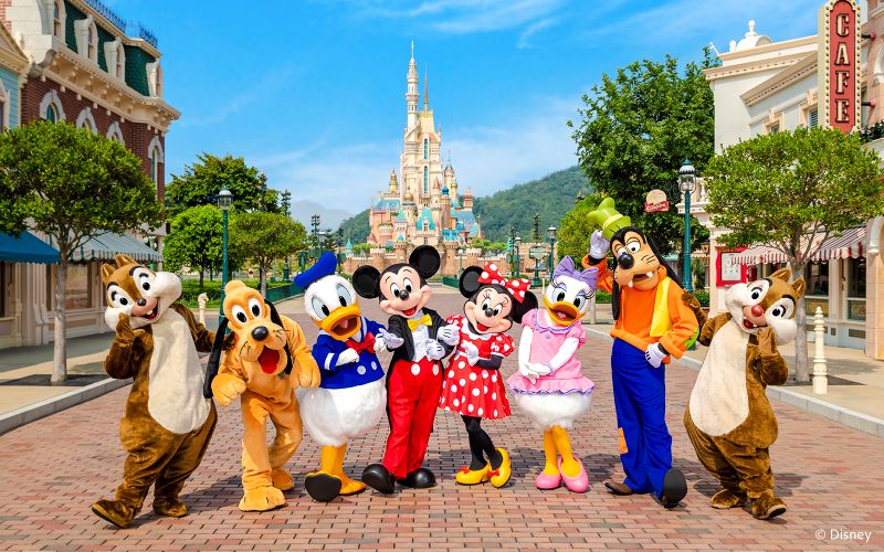 Visite guidée en anglais de Hong Kong Disneyland (jusqu'à 6 participants)