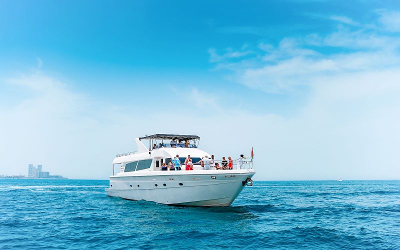 Depuis la marina de Dubaï : Croisière touristique de 1 h avec vue panoramique