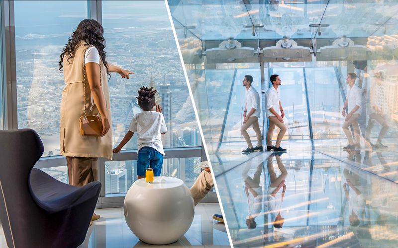 Combo : Burj Khalifa At The Top SKY (niveau 148) + billets d'entrée pour l'observatoire Sky Views