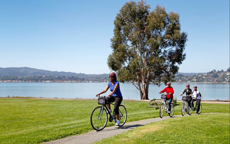 Visite guidée à vélo du Golden Gate Bridge à Sausalito
