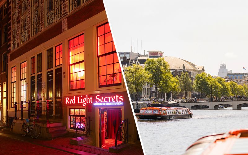 Combo : Red Light Secrets Musée de la prostitution  + Billets de croisière sur les canaux d'Amsterdam