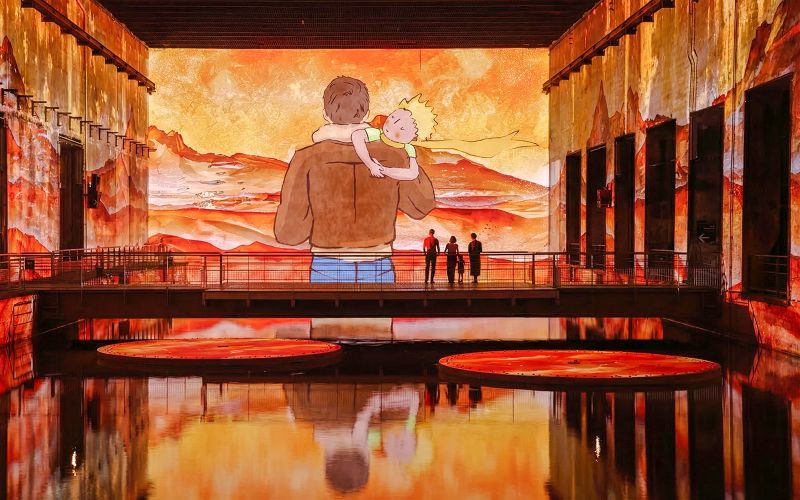 Bassins des lumières : expérience immersive « Le Petit Prince »