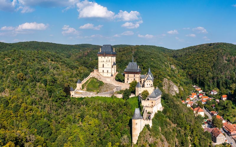 À partir de Prague : Excursion d'une journée au château de Karlštejn