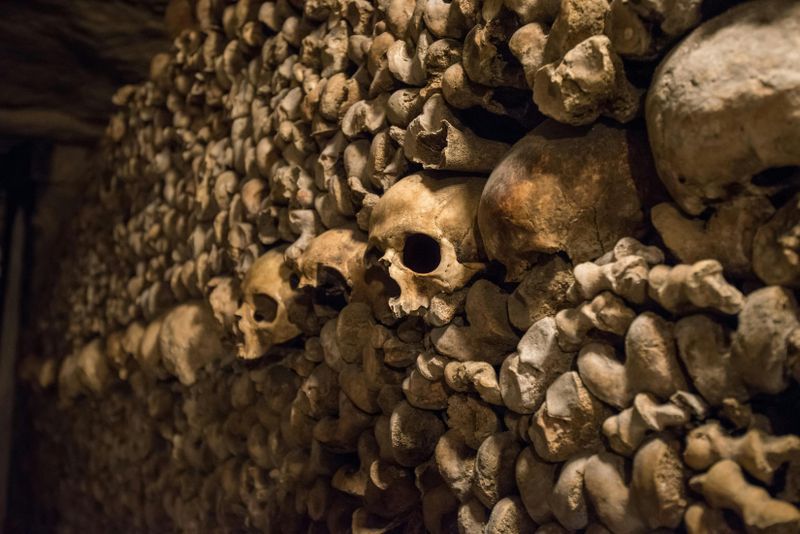 Billets pour les catacombes de Paris