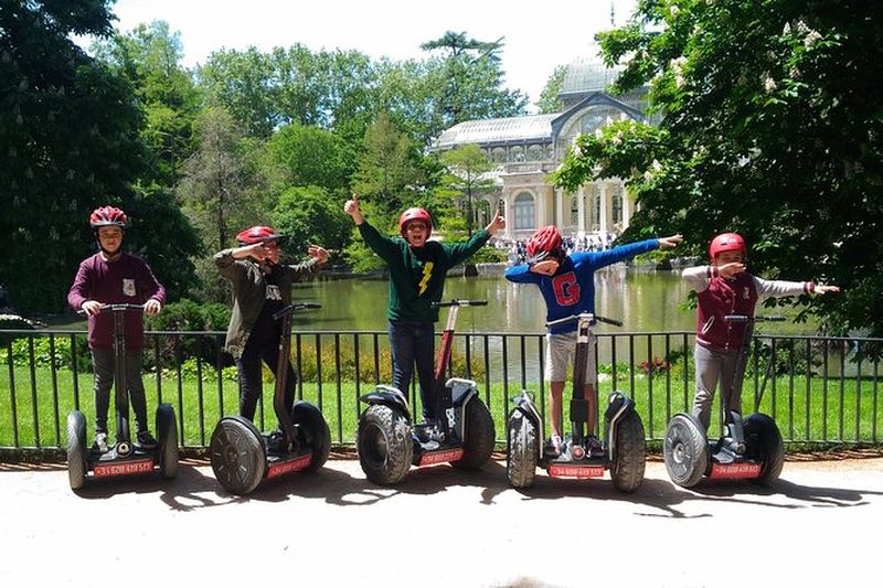Balade en segway au Parc du Retiro à Madrid