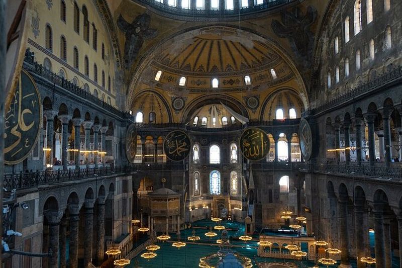 Visite guidée de la Mosquée Bleue et de Sainte-Sophie à Istanbul